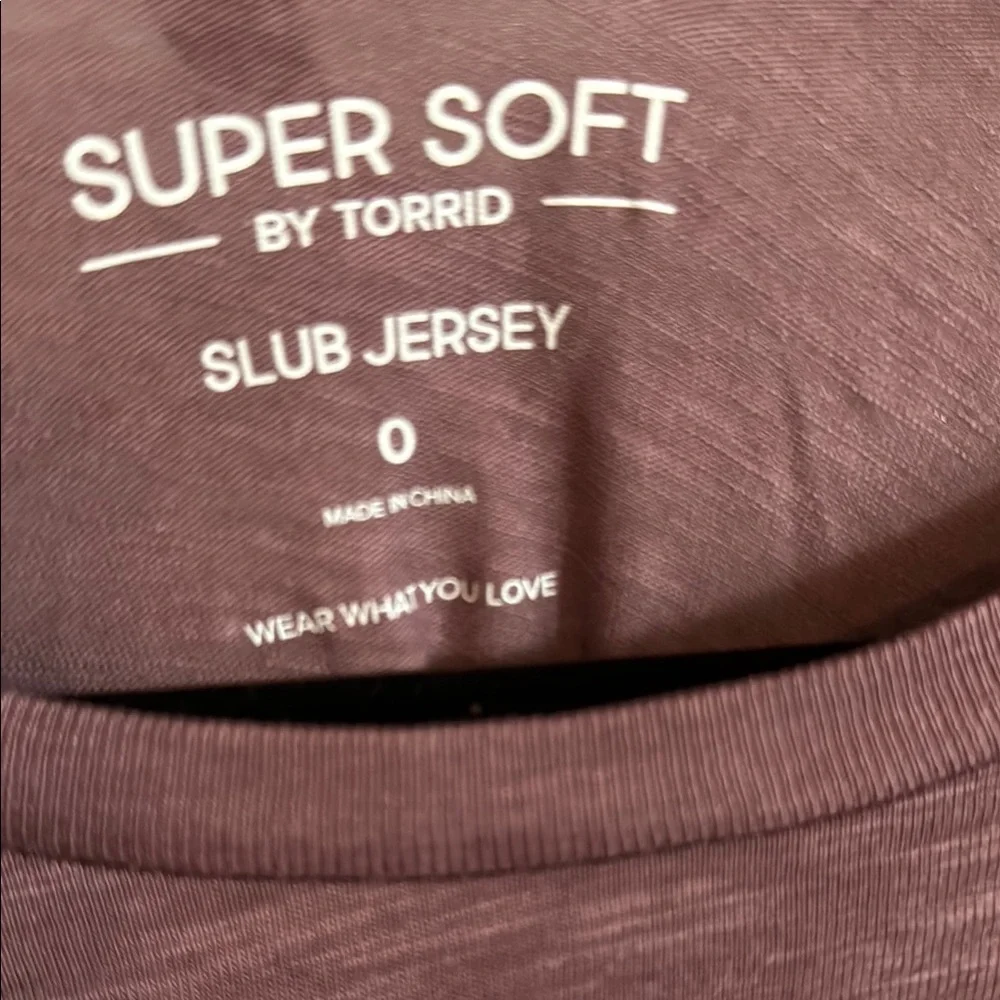 Torrid Super Soft Slub Jersey with Full Sleeves - Picture 4 of 7